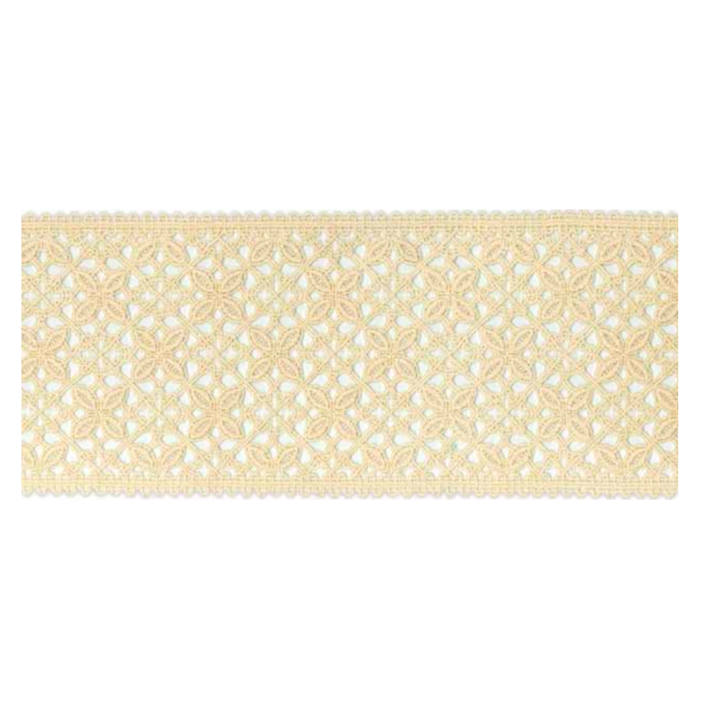 Plissé Cotta with Interlaced Geometric Lace Edition