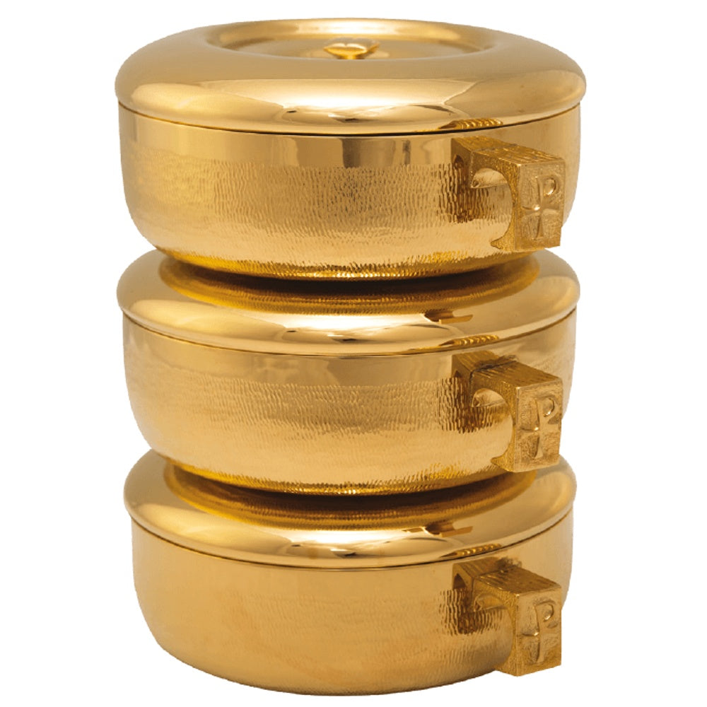 3pc. Stacking Ciboria Set-Textured
