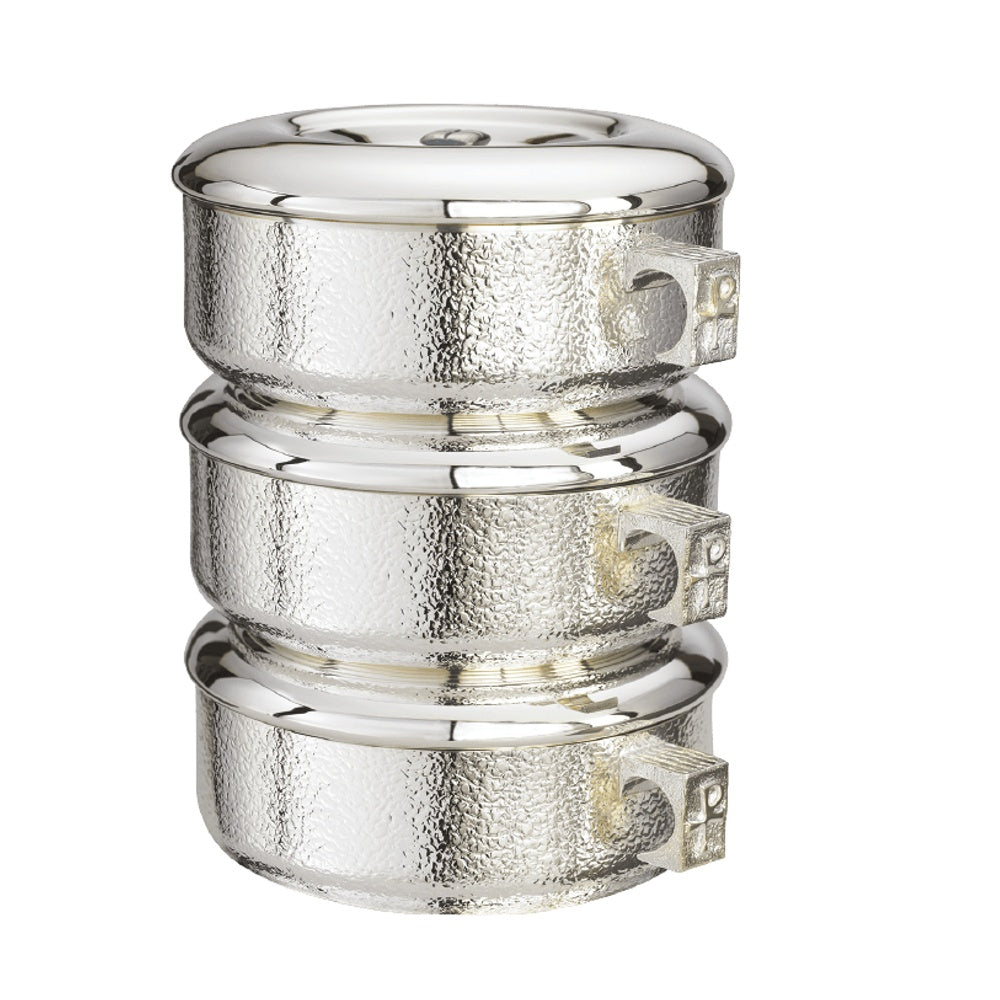 3pc. Stacking Ciboria Set Talon Texture