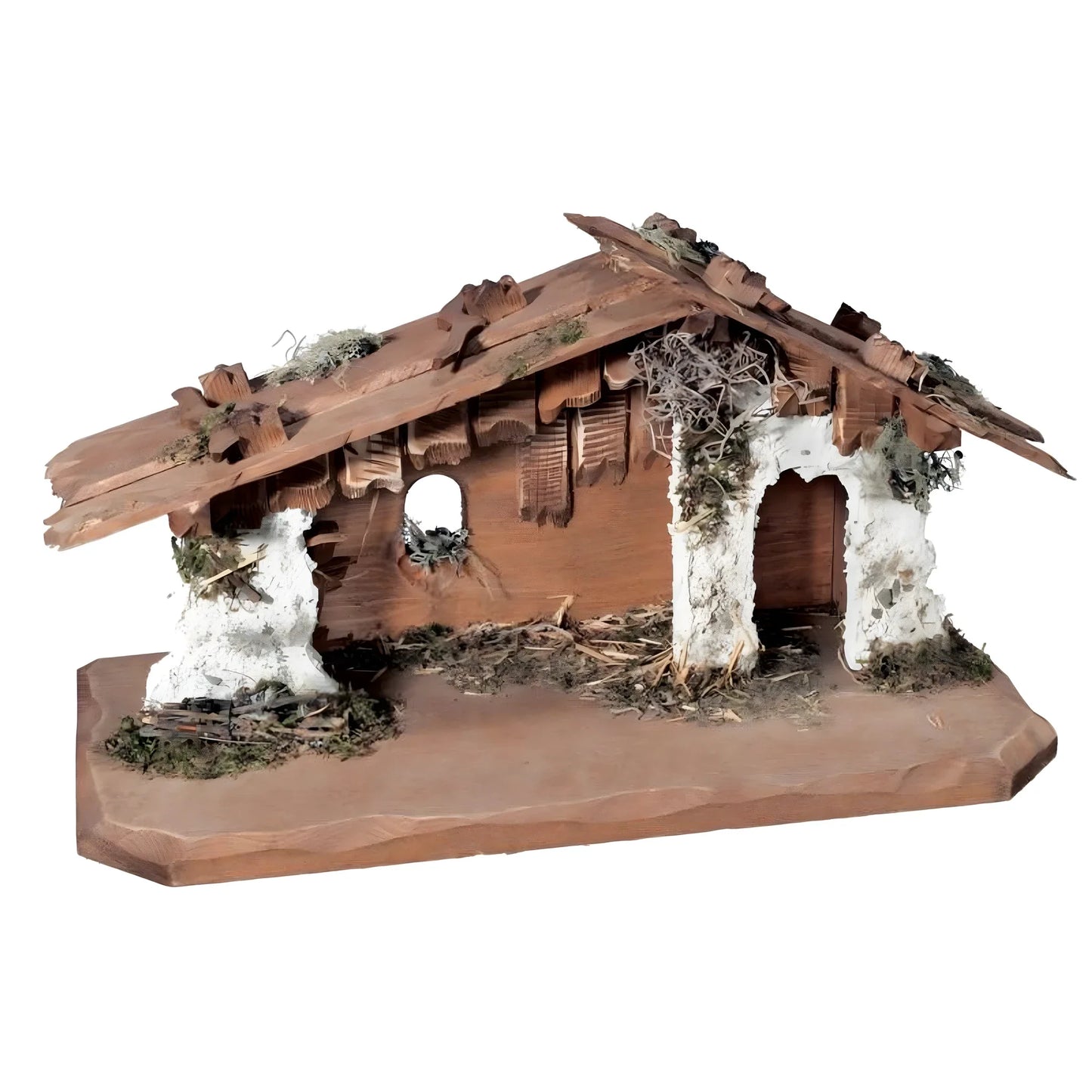 Artisan Rustic Stable for Christmas Nativity Scenes