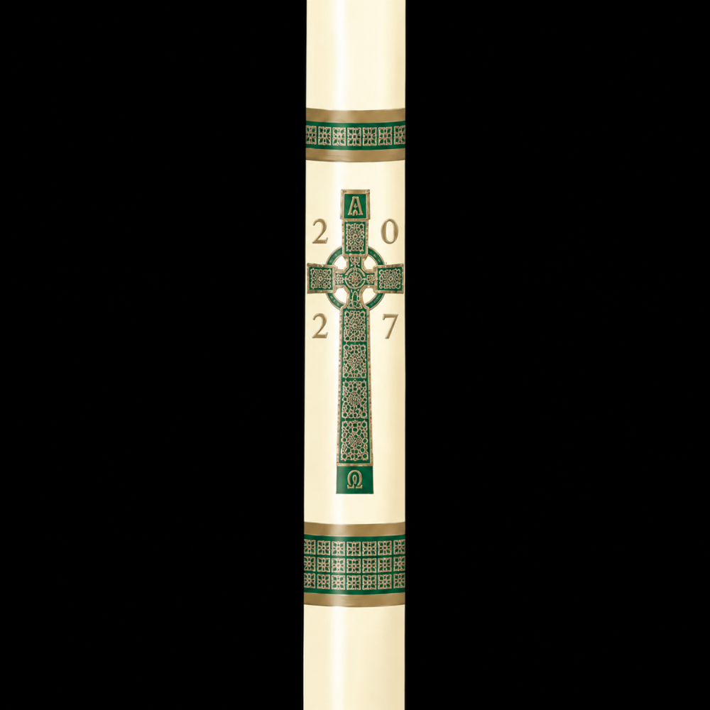 Celtic Cross Paschal Candle