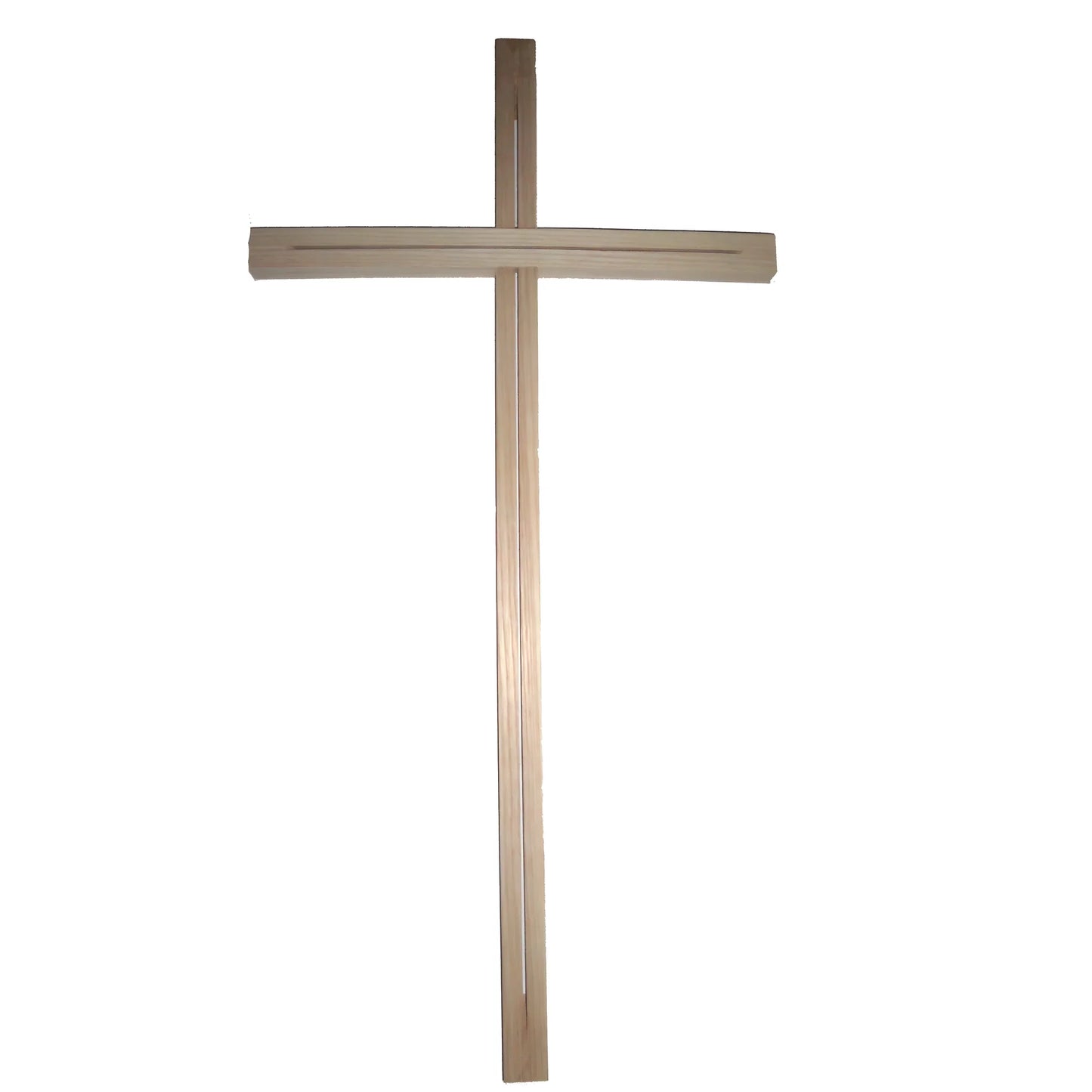 Modern Stylized Wooden Cross | Sacred Handmade Sculpture Val Gardena