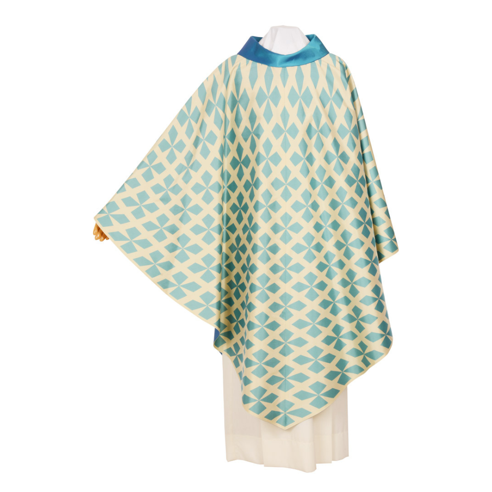 "Croce Fiore" Design Chasuble - Available in 5 Colours