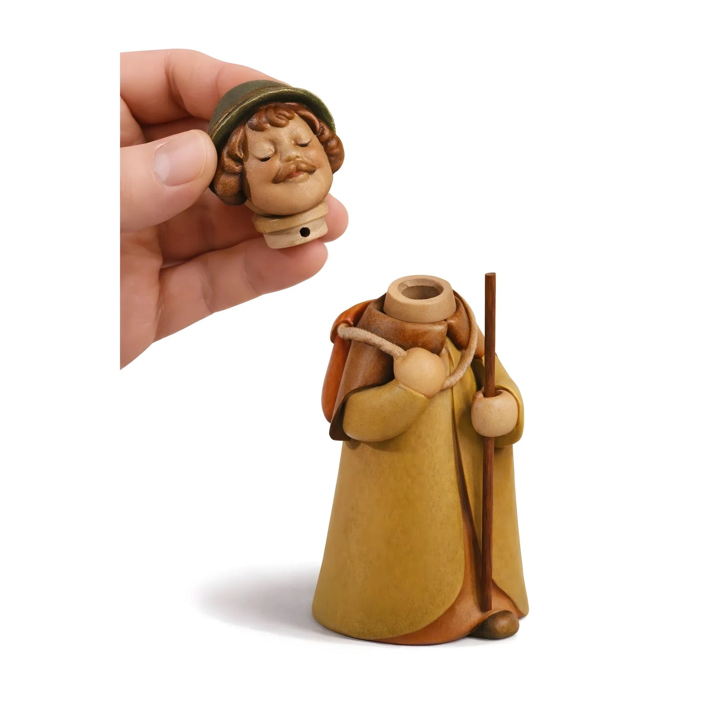 Shepherd with Sack - Maple Wood