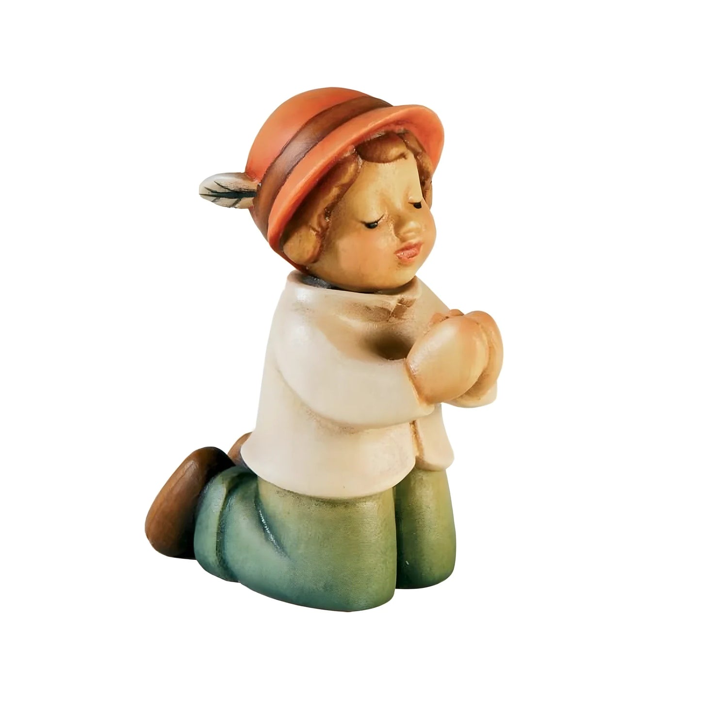Kneeling Shepherd - Maple Wood