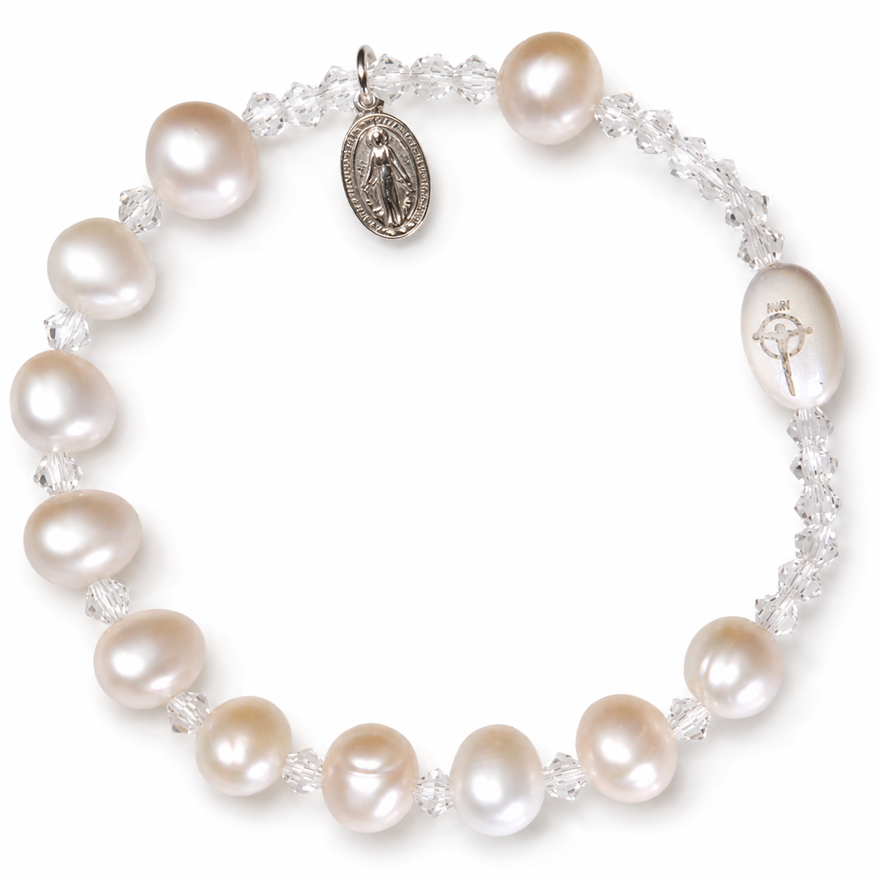 Pearl Rosary Bracelet