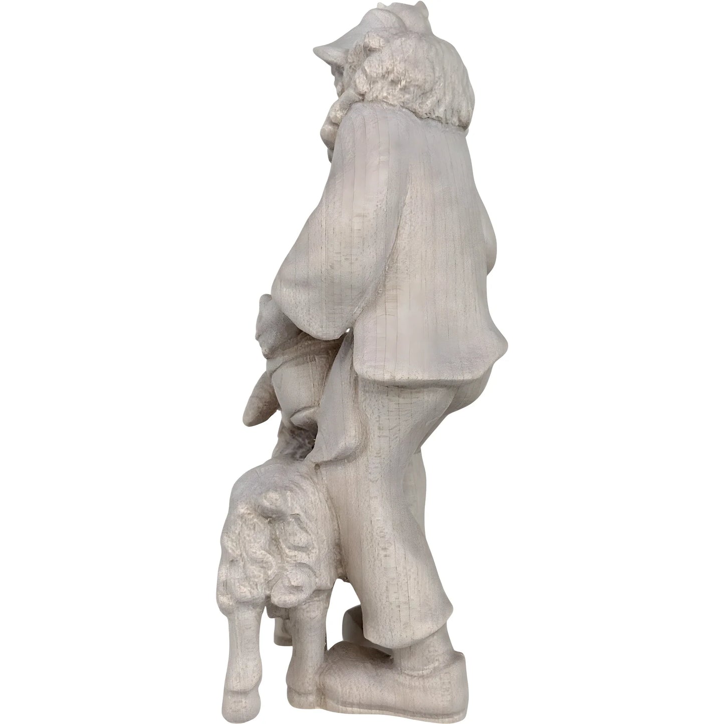 Shepherd with Goat and Kid - Maple Wood