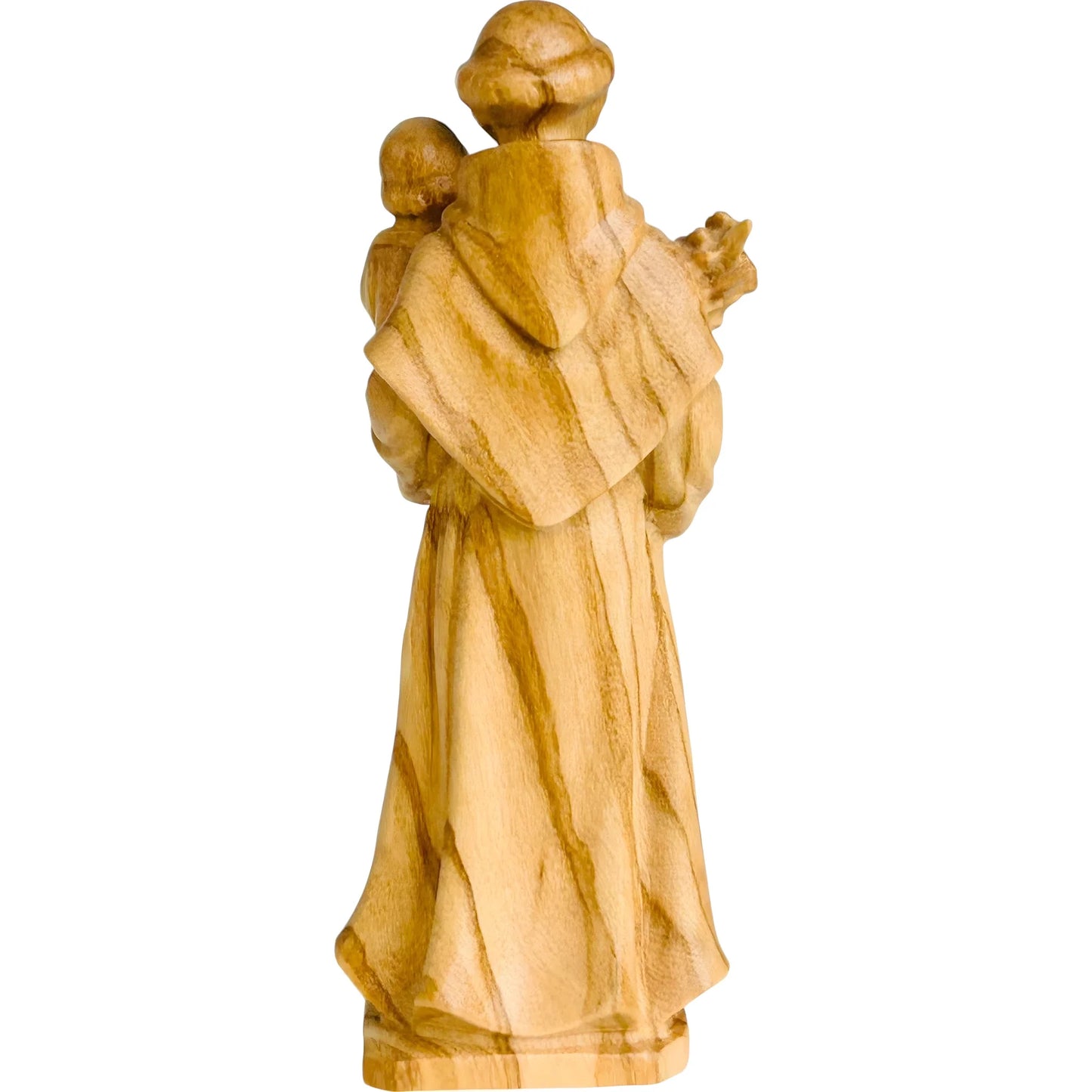 Saint Anthony of Padua and Infant Jesus statue carved in wood