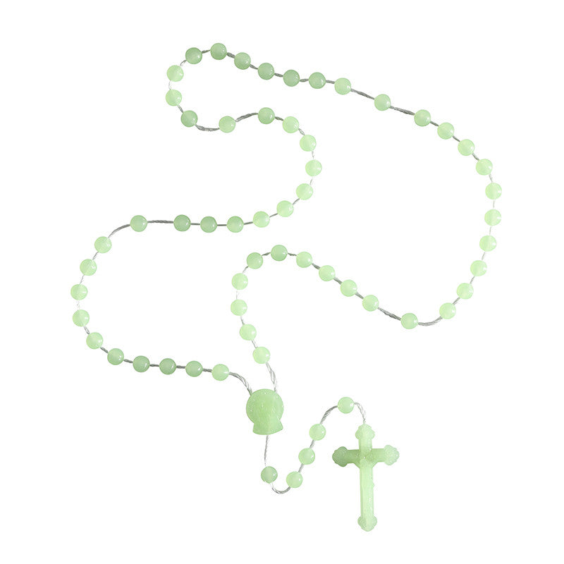 Rose-Scented Luminous Cord Rosary