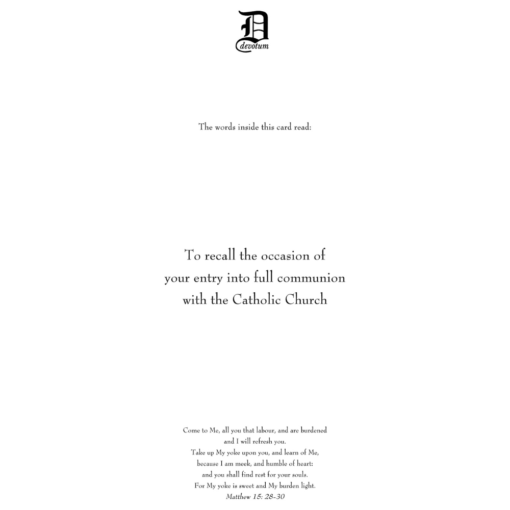 Reception Card, DVBONA