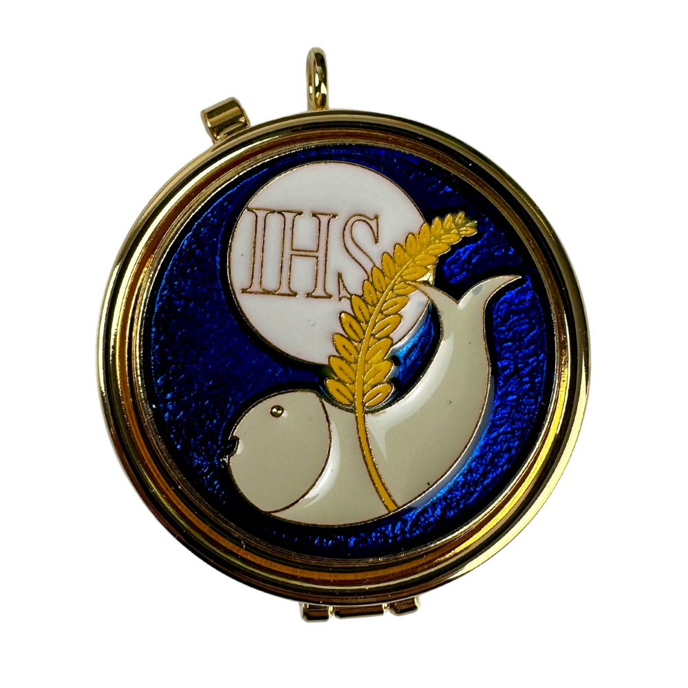 IHS, Fish & Wheat 8/15 Capacity Pyx