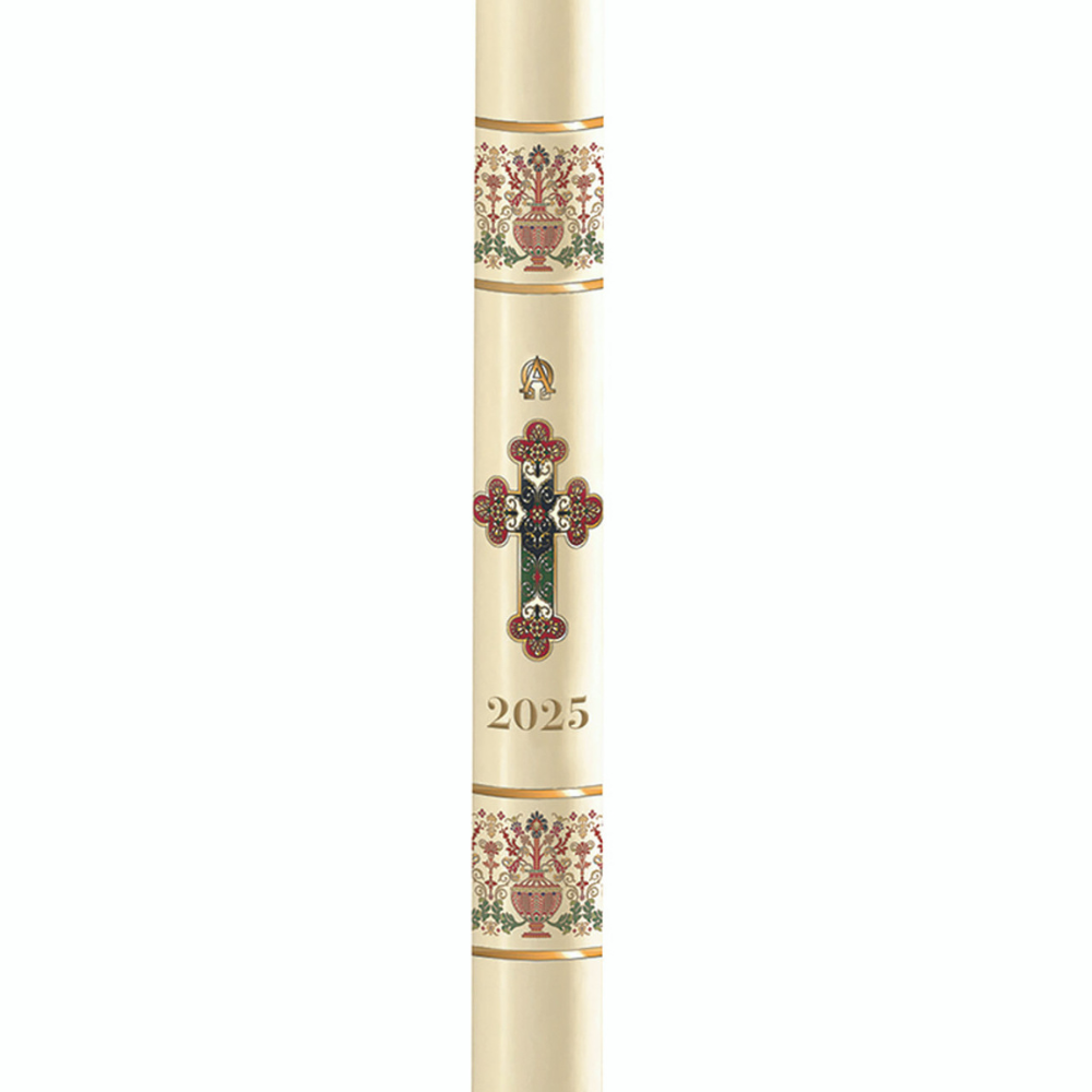 51% Beeswax Coronation Paschal Candle
