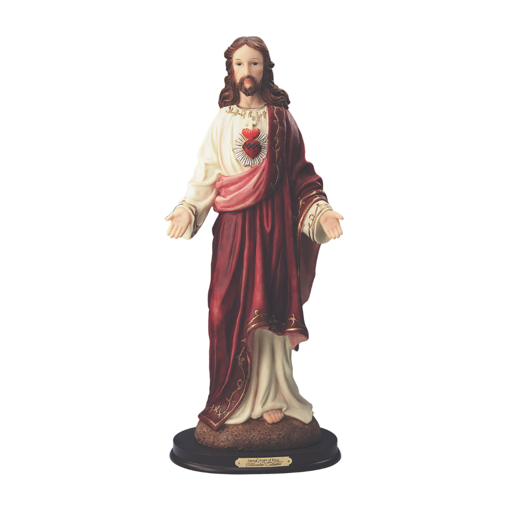 20" High Sacred Heart of Jesus Statue