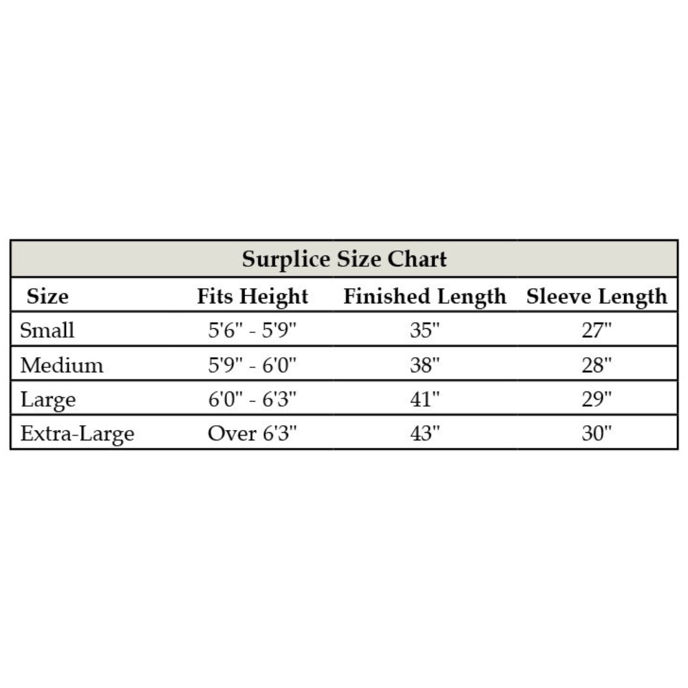 Santa Croce Collection Surplice