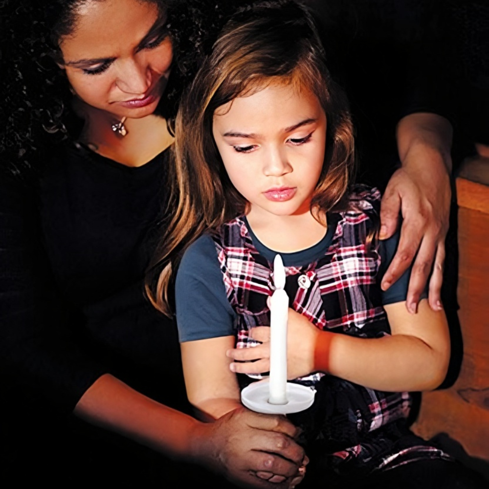 White Moulded Candle Handle Pk of 50