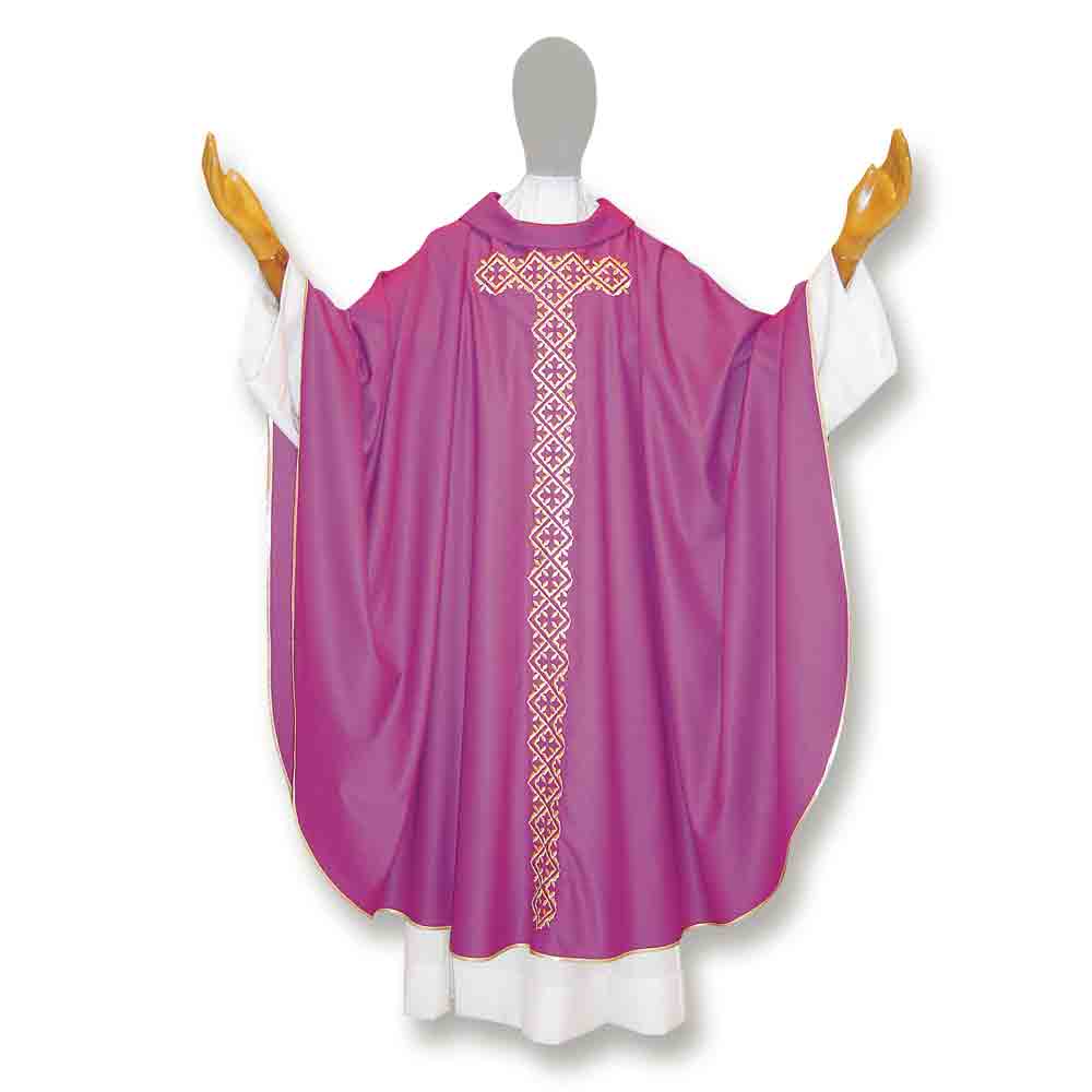 Pure Wool Crypt Chasuble - Available in 5 Colours