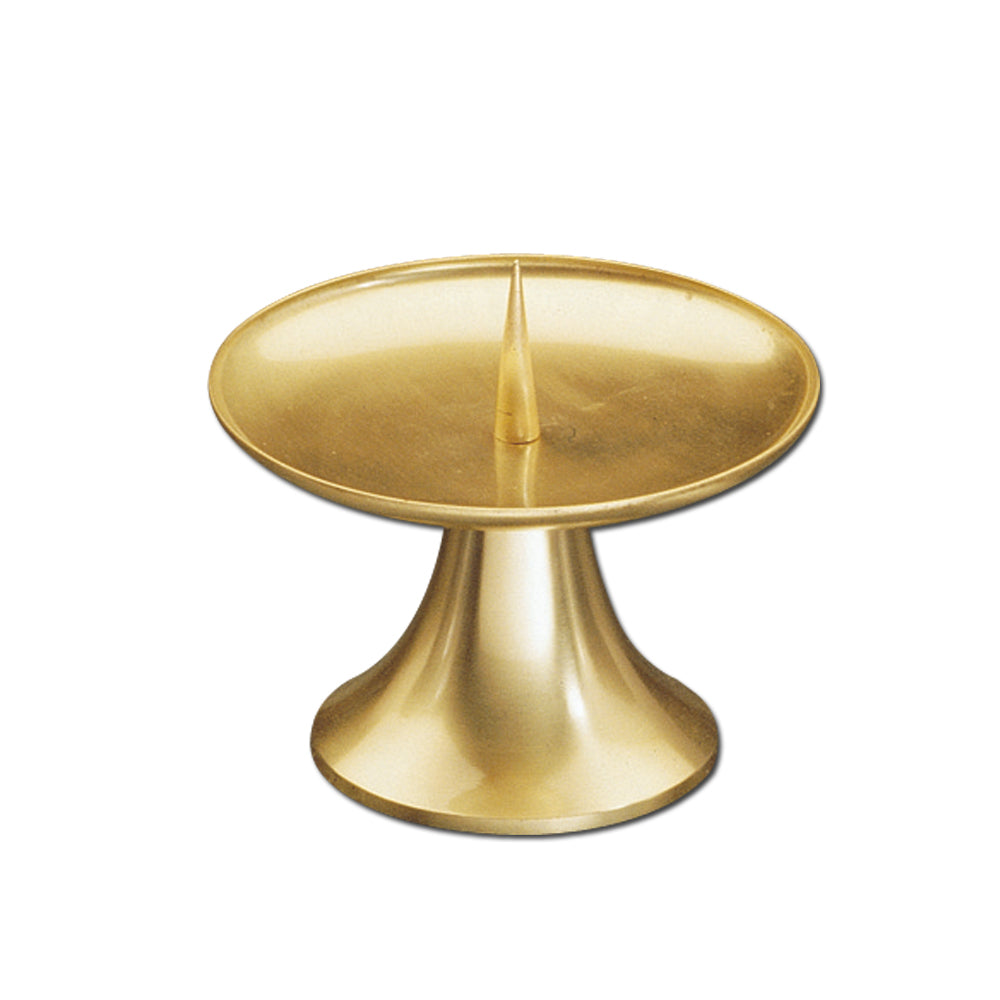 Altar Candlestick - Brass or Silver Plate