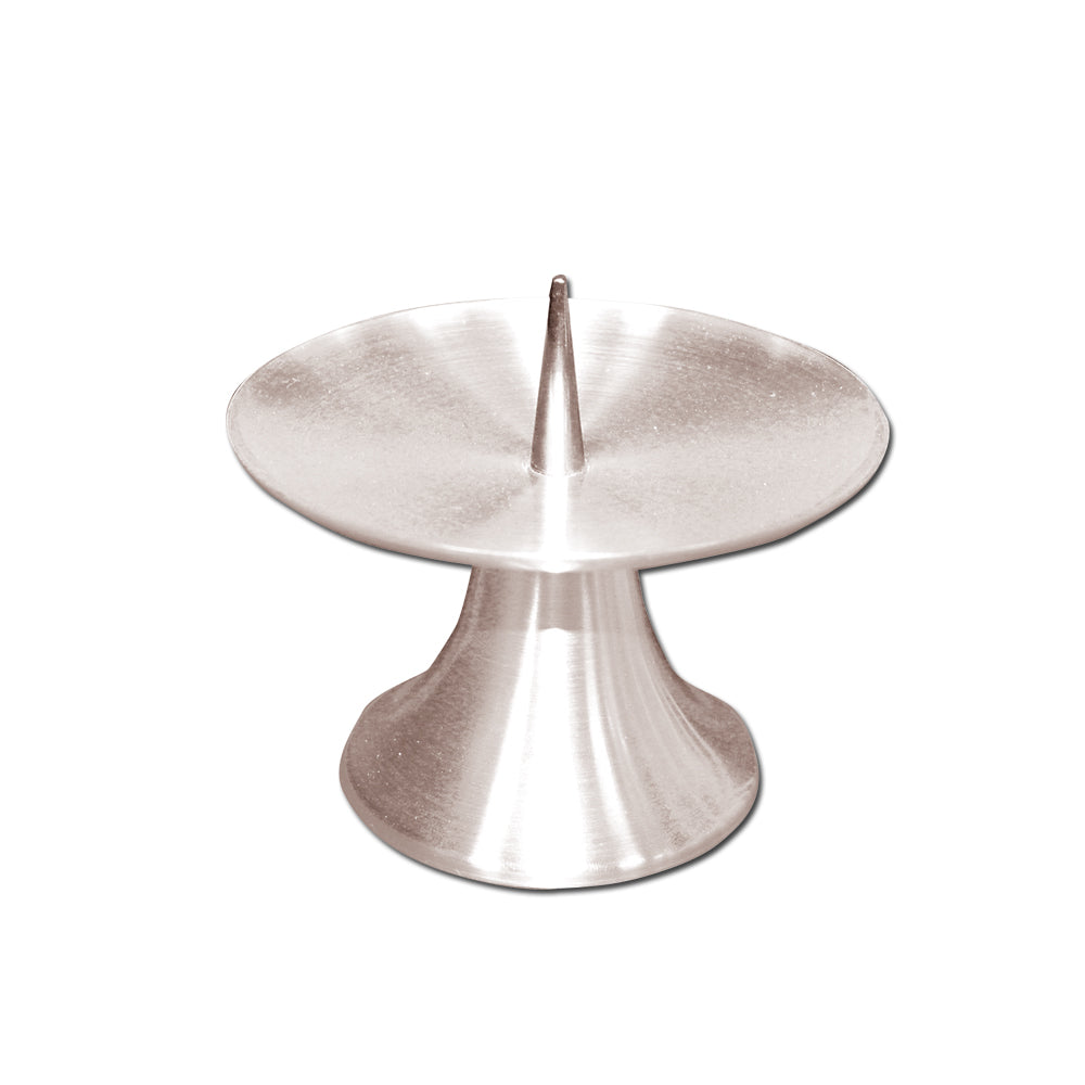 Altar Candlestick - Brass or Silver Plate