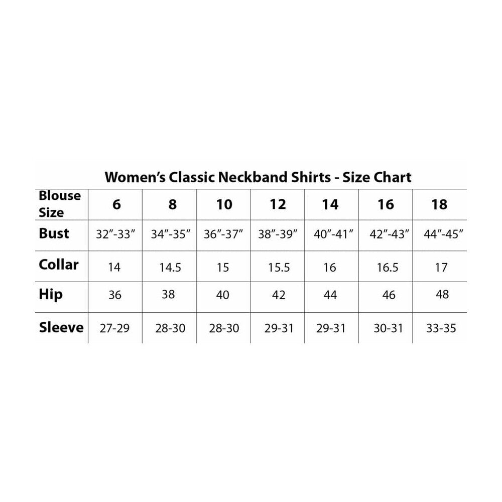 R. J. Toomey Women's Classic Neckband Shirt Short Sleeve