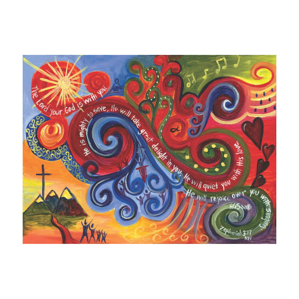 Art of Hope Prints - Psalm Zephaniah 3:17