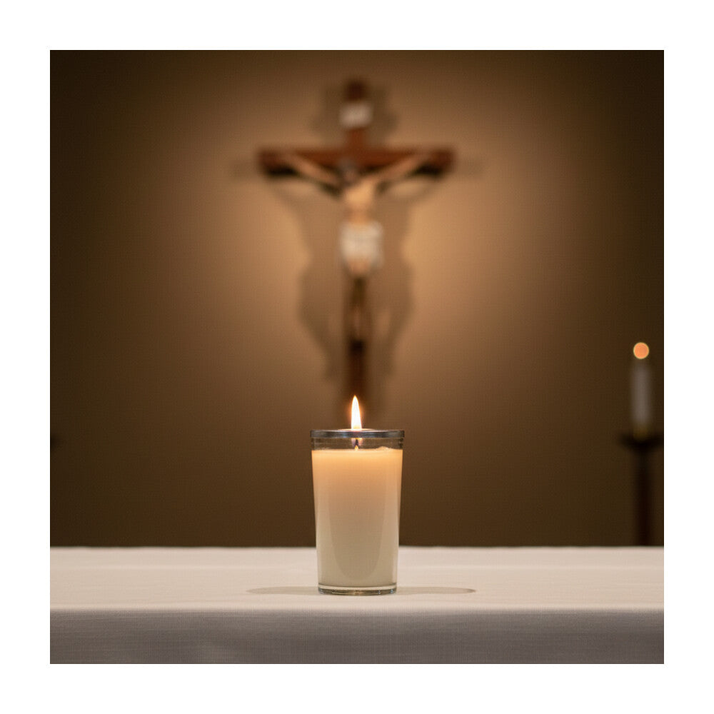 72 Hour Light in Clear Glass - Available in a Case of 12 or Individually