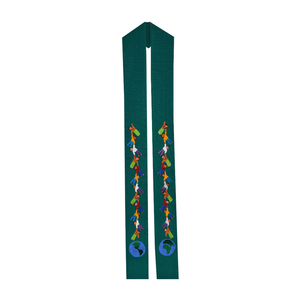 Fair Trade Children Hand-in-Hand Overlay Stole
