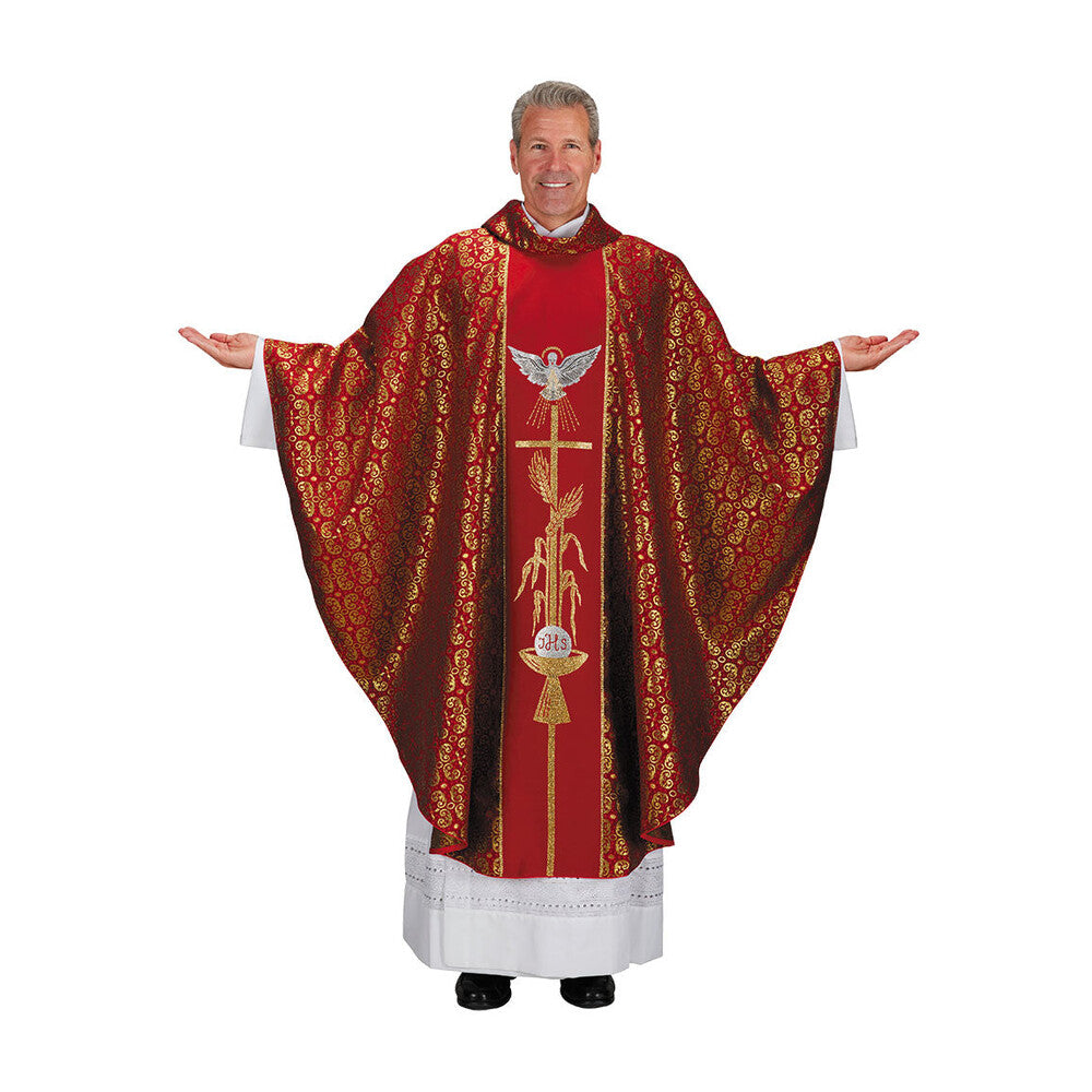 Holy Spirit Jacquard Chasuble