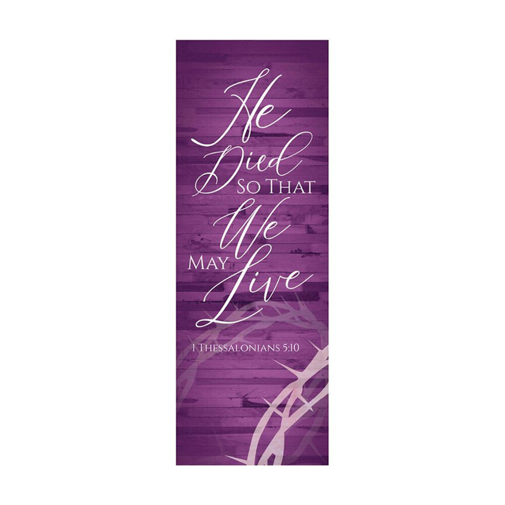 We May Live Crown Of Thorns Banner