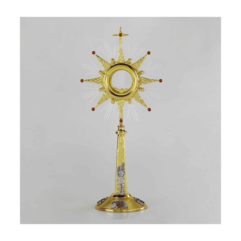 24" Silver &b Gold Plated Monstrance