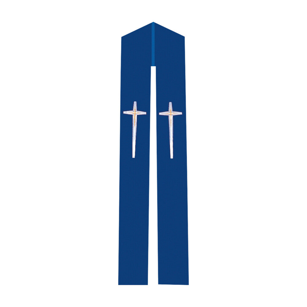 Gold Cross Overlay or Deacon Stole