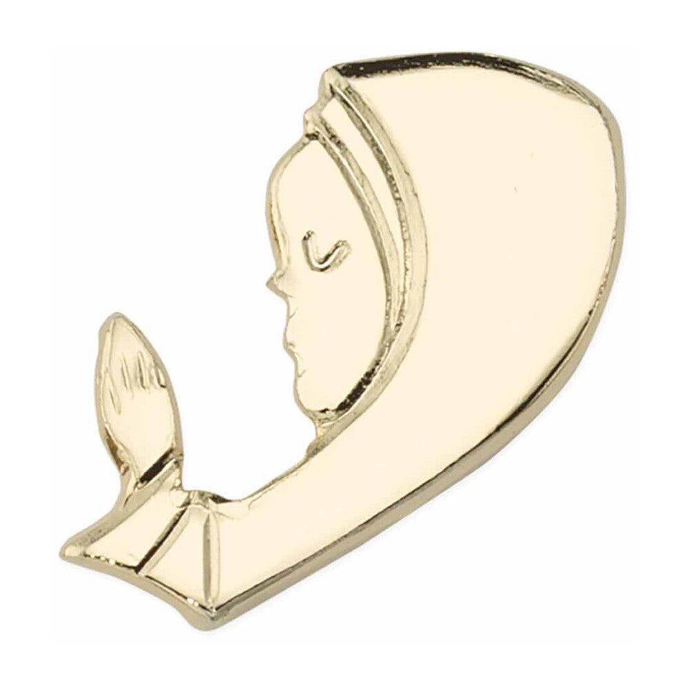 Praying Figure Lapel Pin