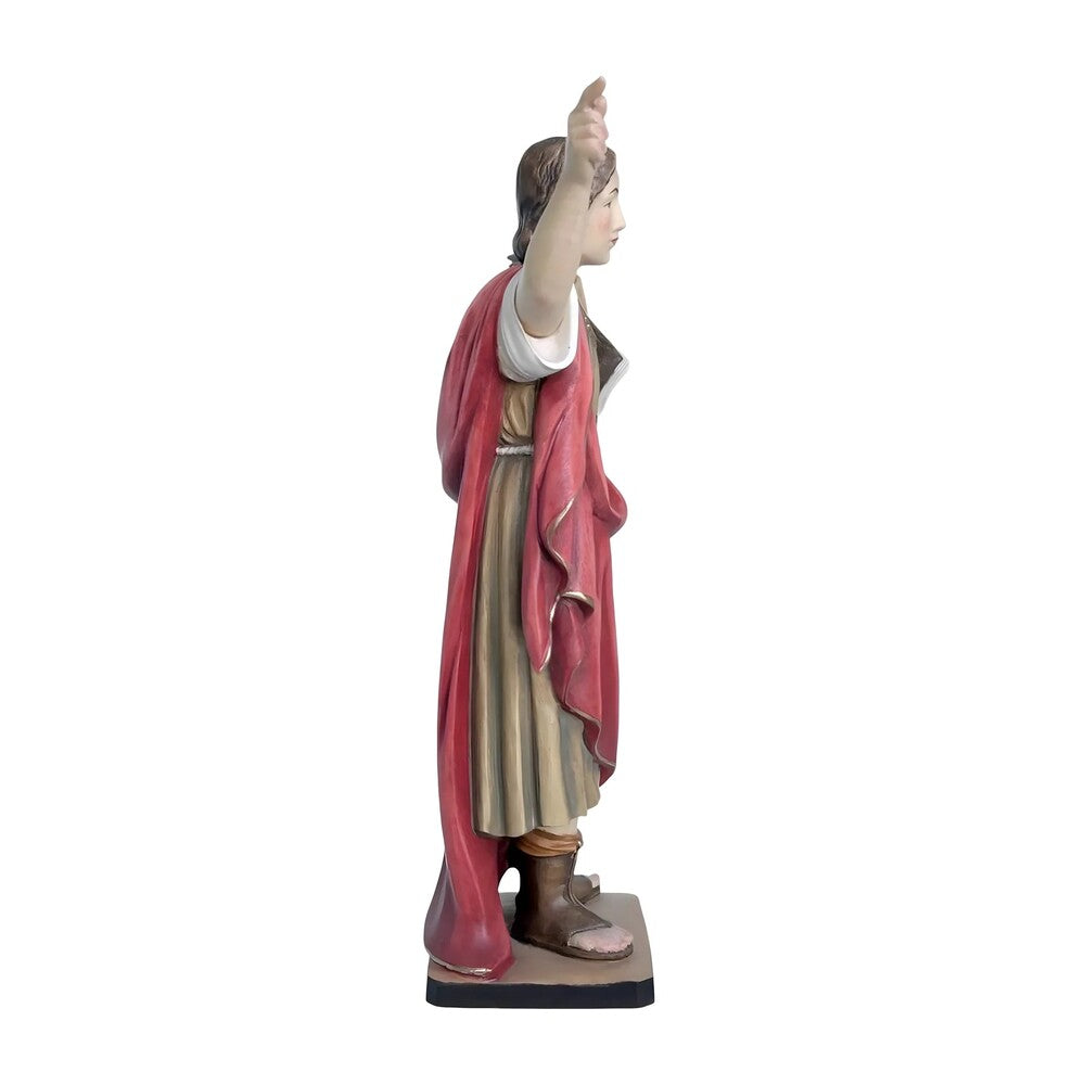 St. Pancras Statue in Carved Wood, Val Gardena