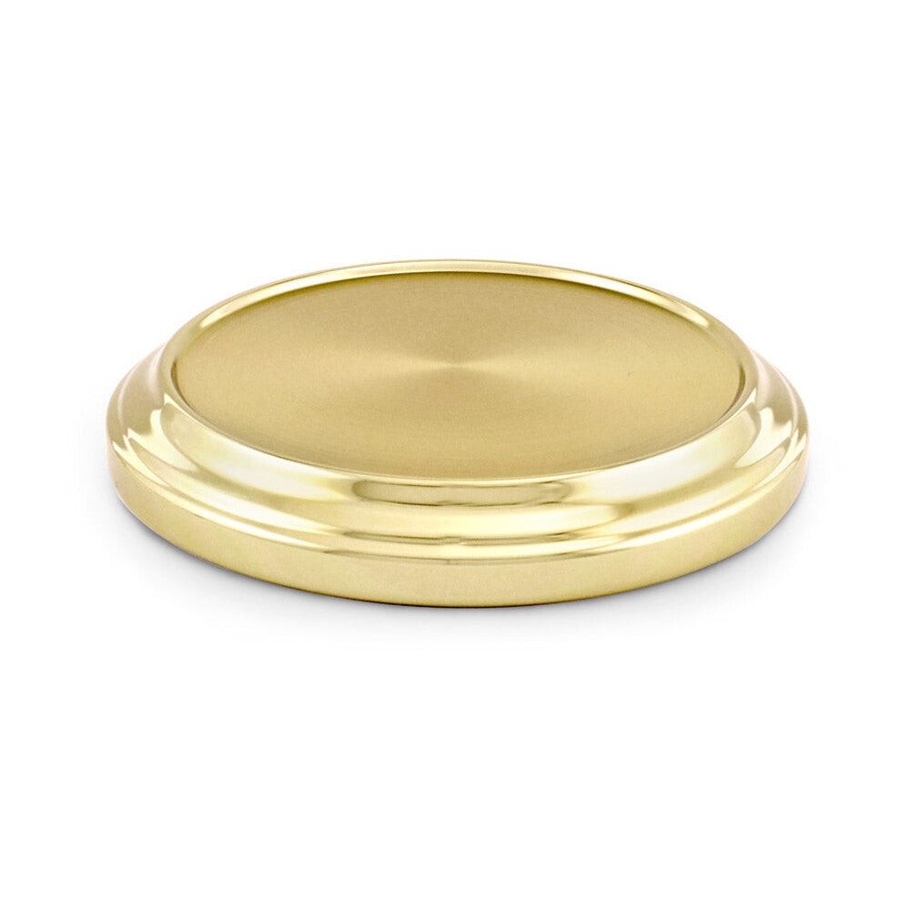 Solid Brass Stacking Bread Plate Base