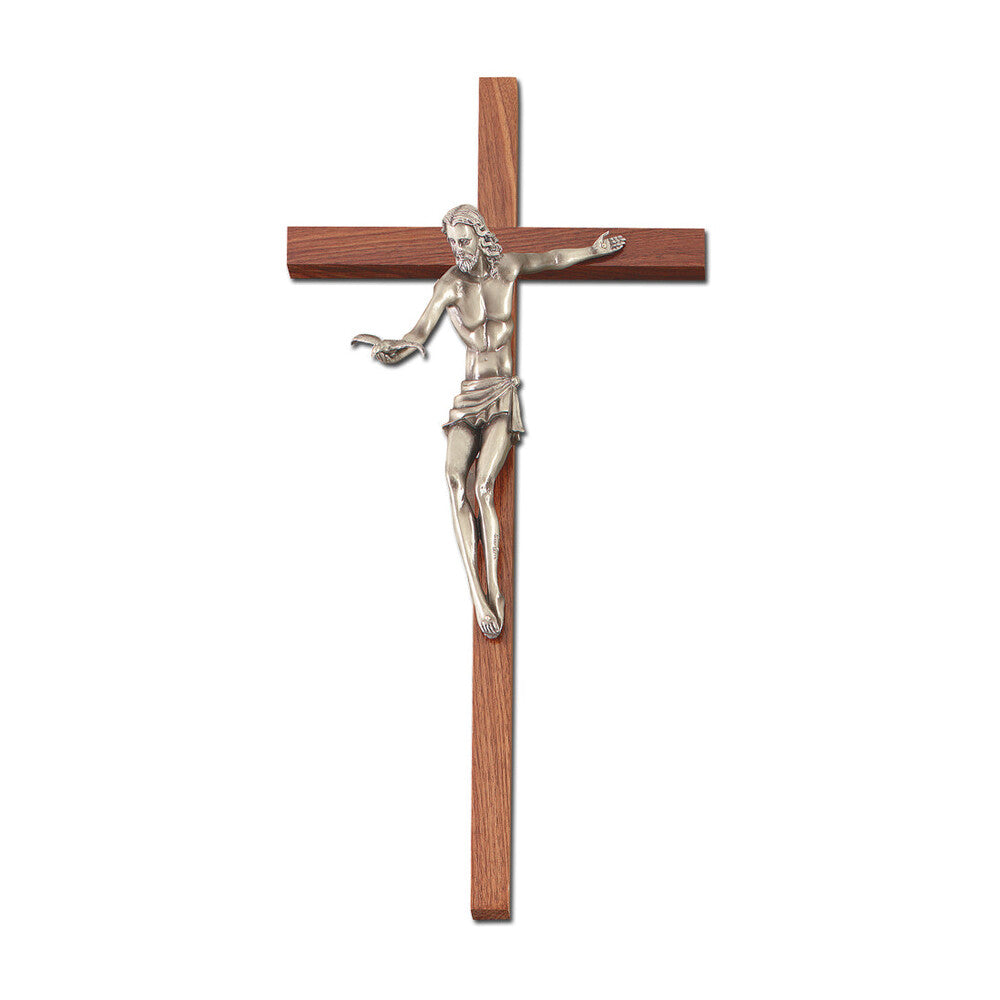 22" Walnut Gift Of The Spirit Crucifix Style JC6088S