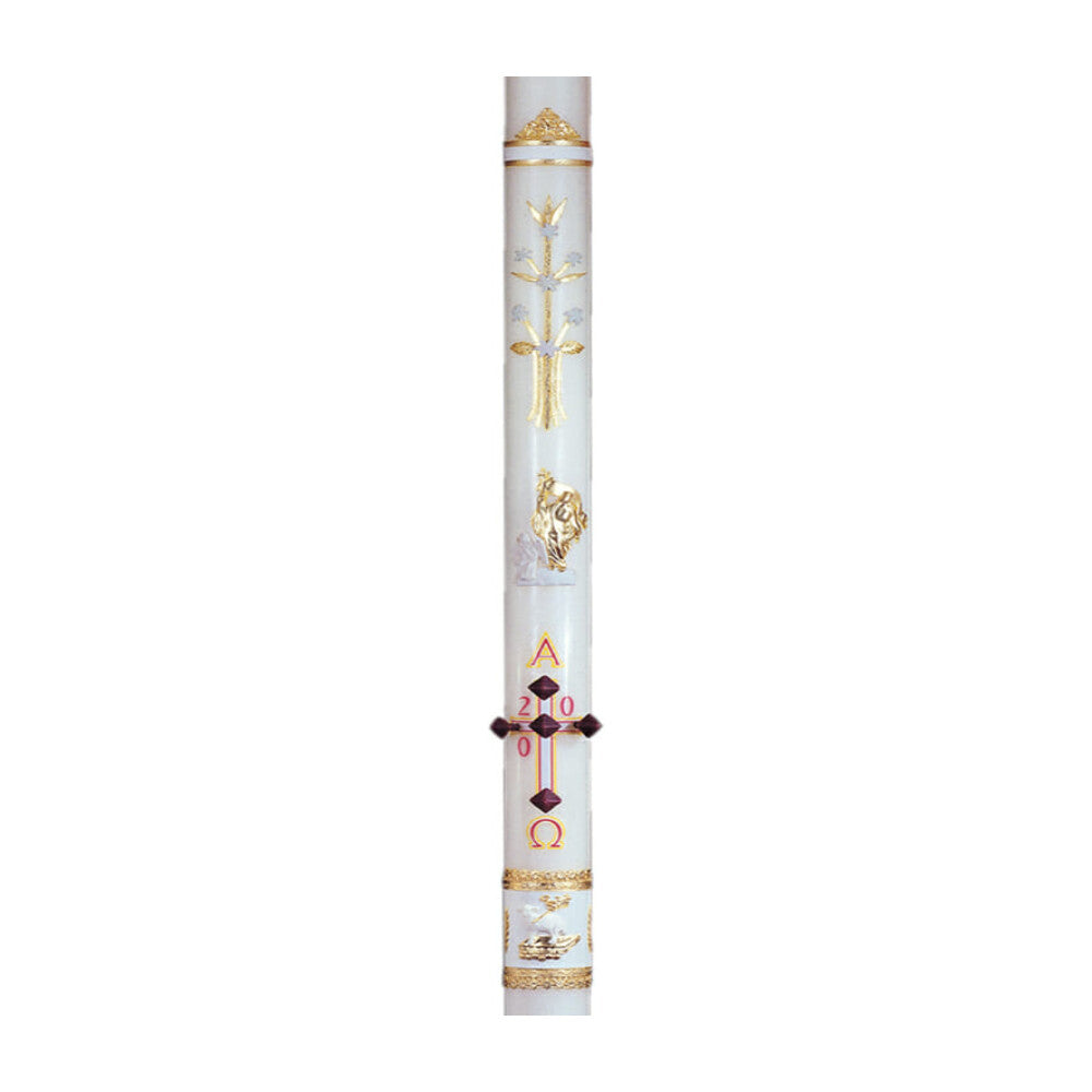 Ornamented Paschal Candle