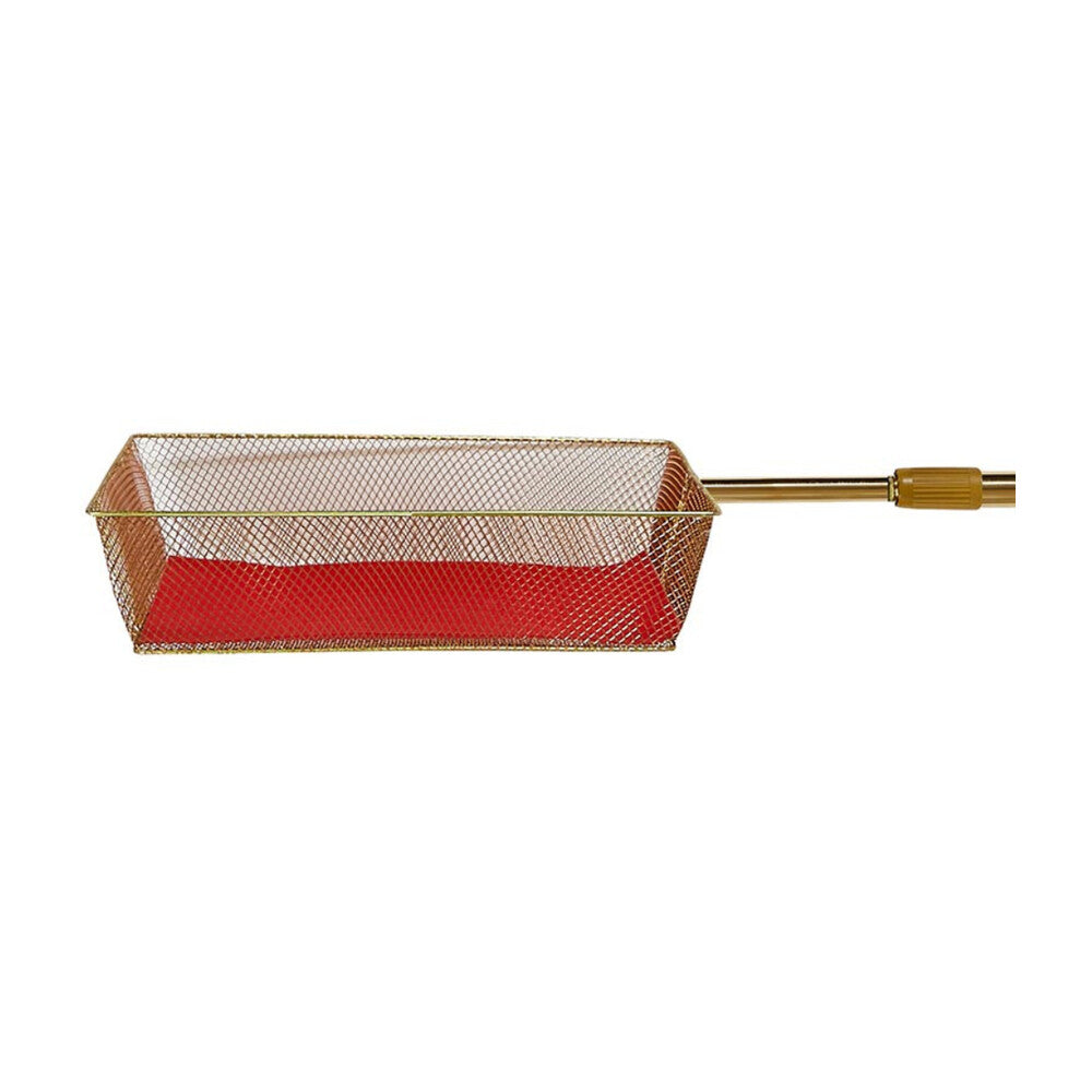 Offering Basket with Retractable Handle - Gold