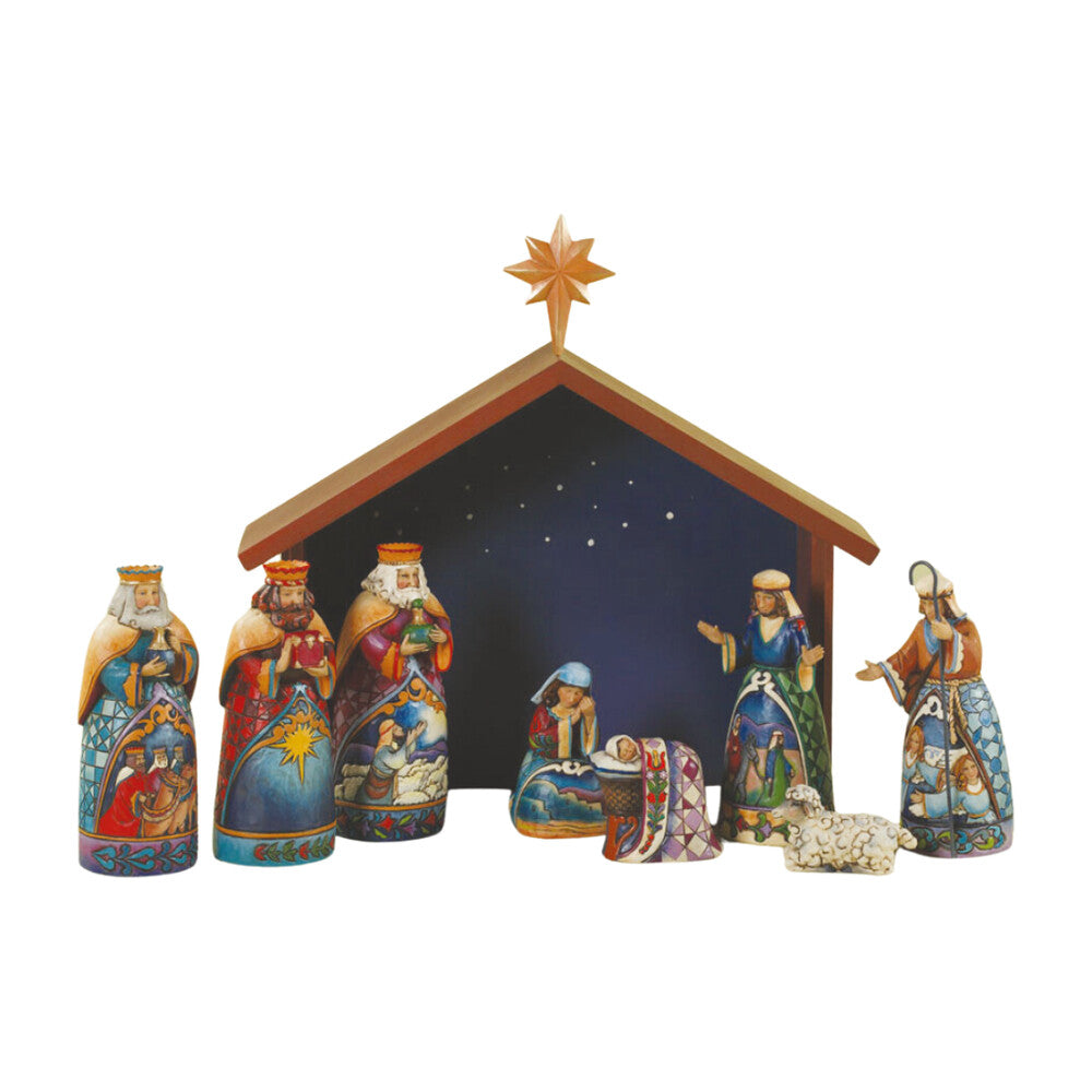 9 Piece Mini Nativity Set