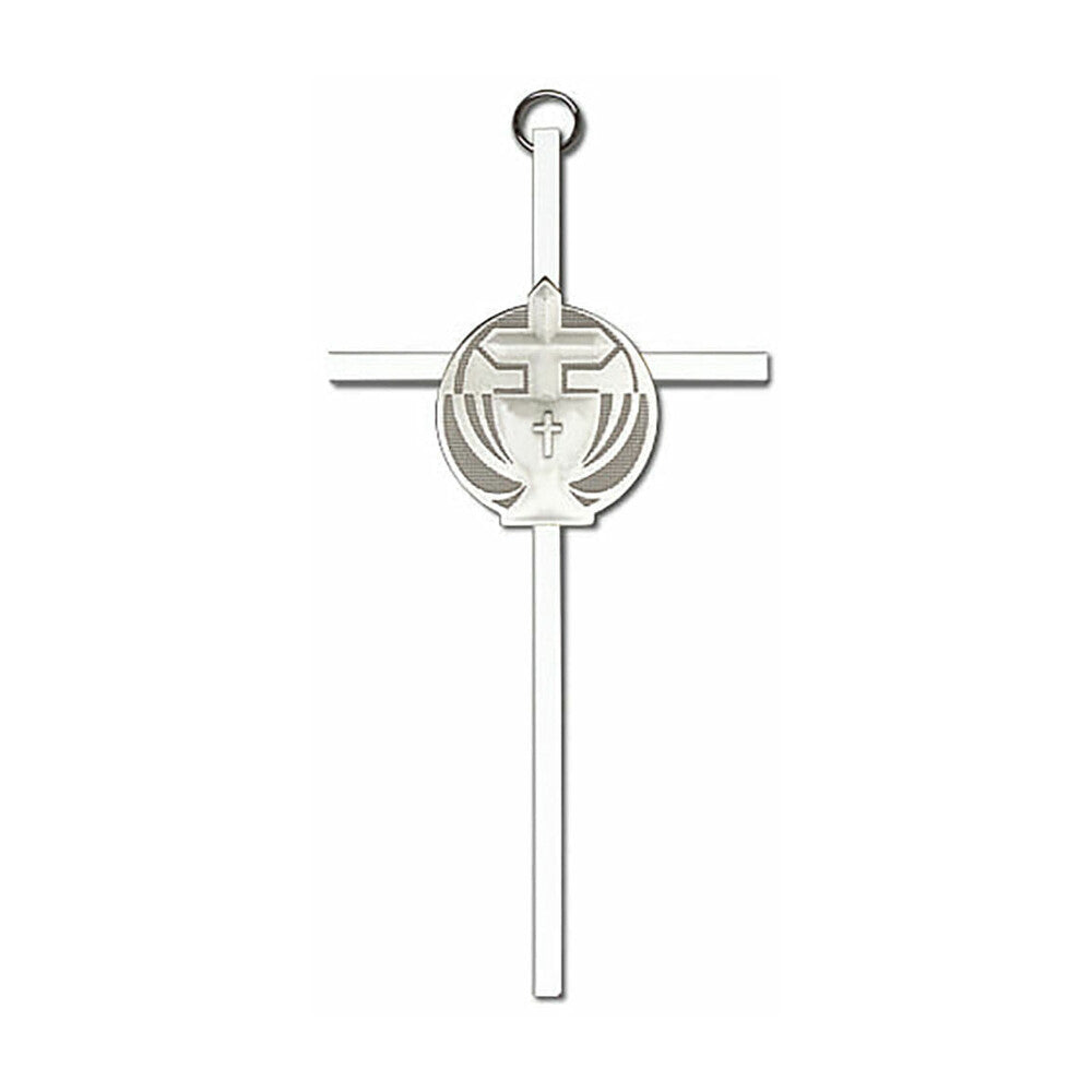 Communion 6" Metal Wall Cross 4695
