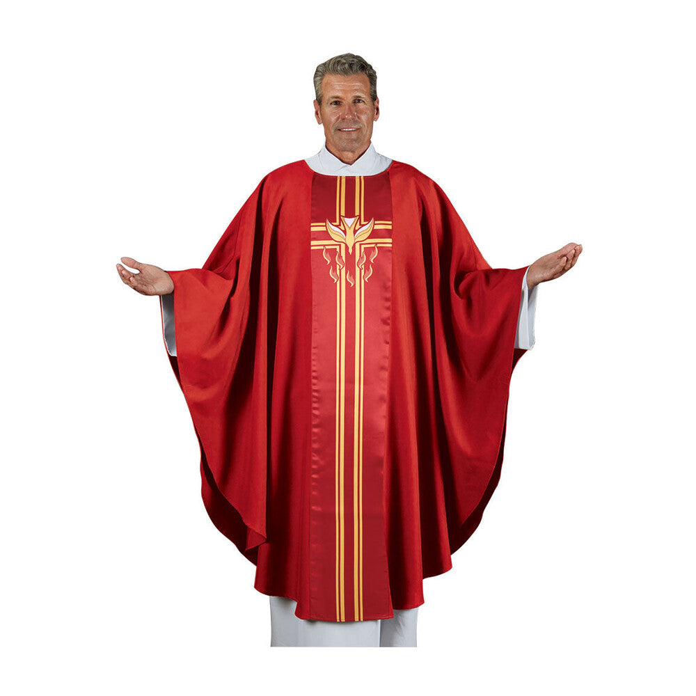 Lucia Collection Chasuble - Pentecost/Confirmation