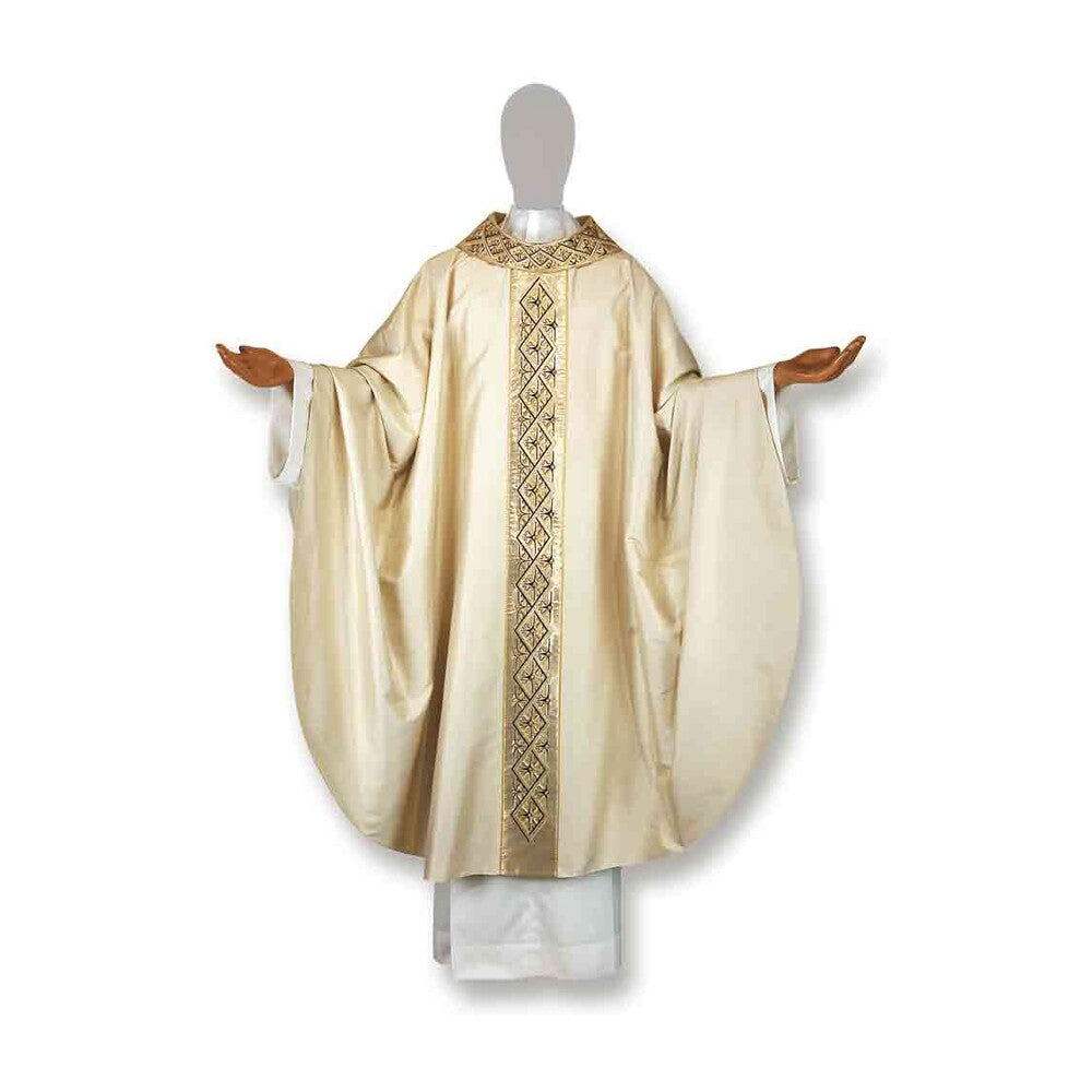 Pure Silk Embroidered Museum Gothic Style Chasuble