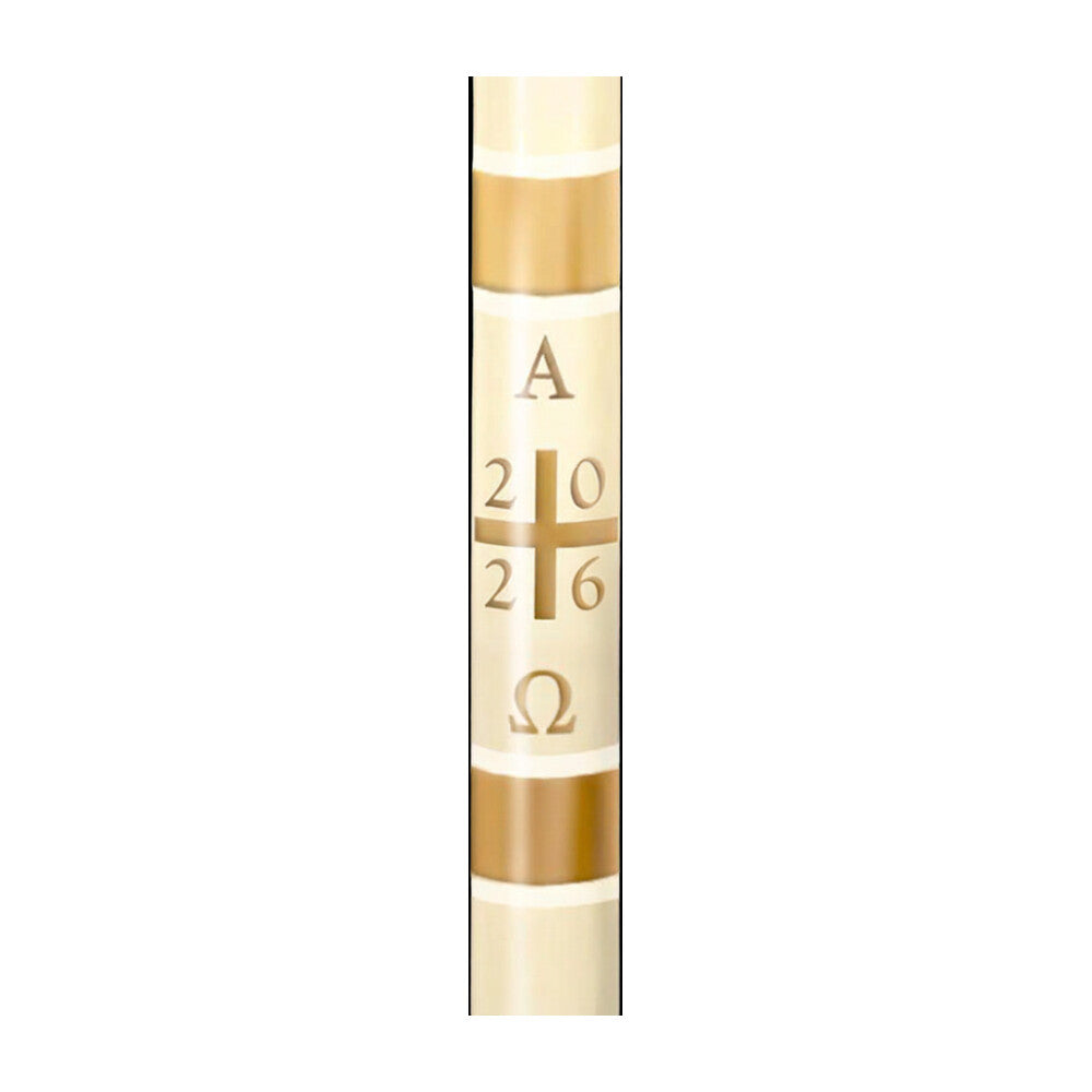 Plain Cross Paschal Candle