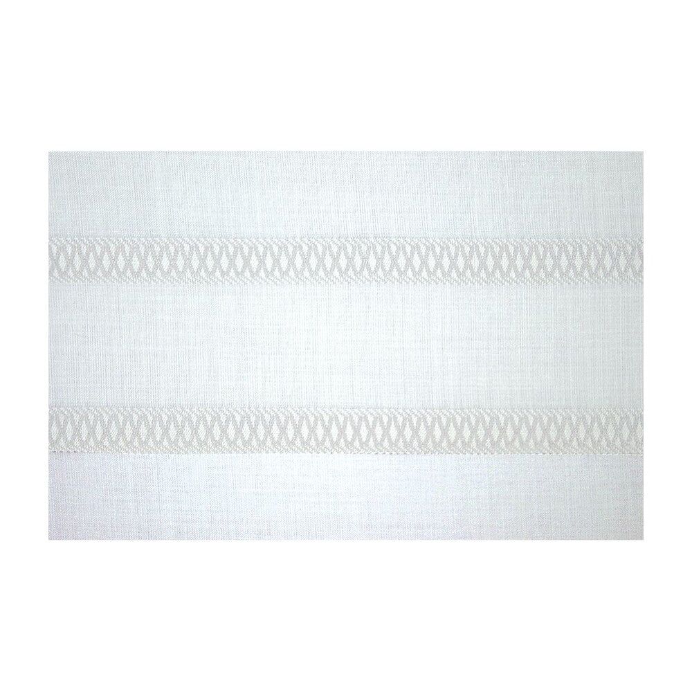 Finto Gigliuccio Ivory Cotta with Double Embroidered Bands