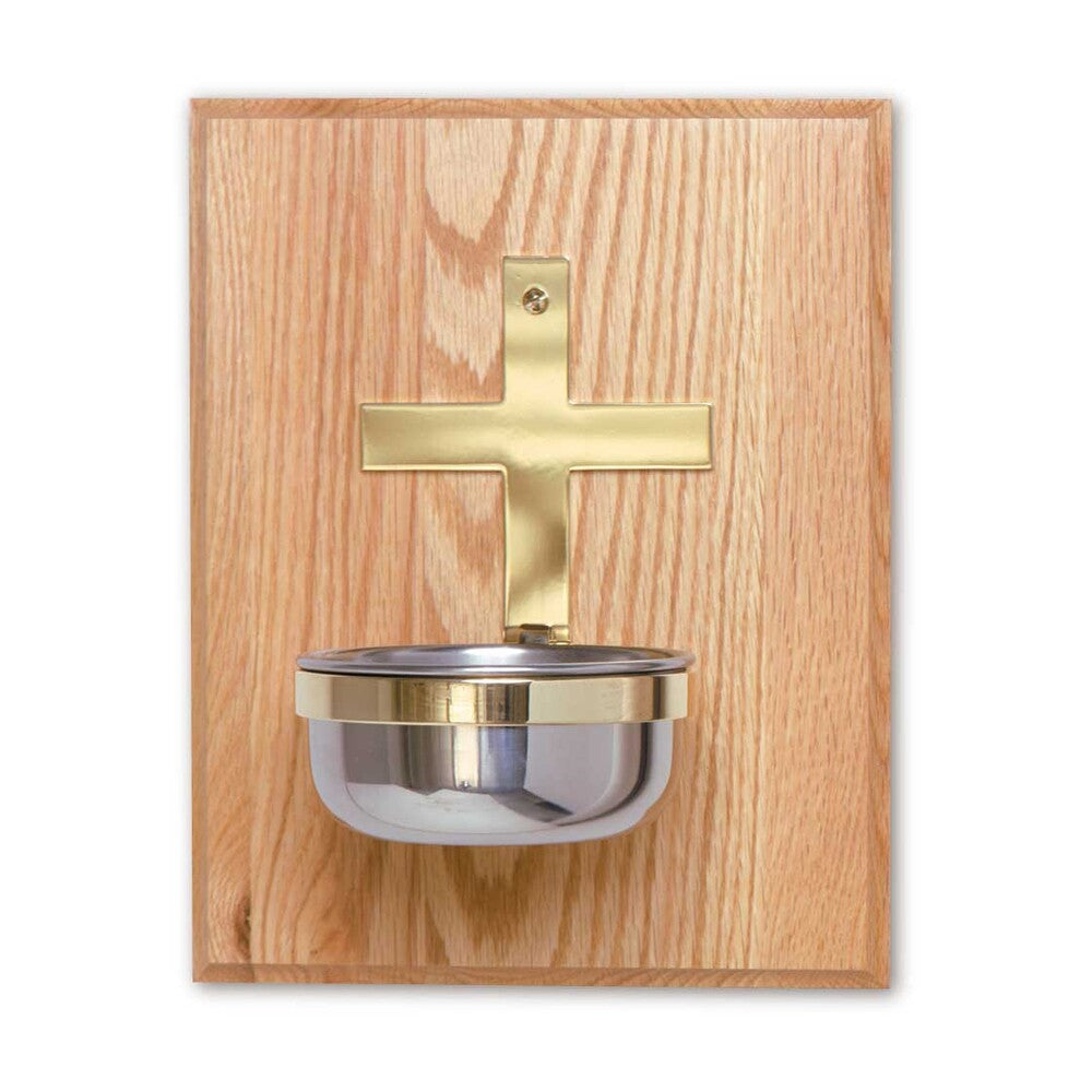 Stainless Steel Holy Water Stoup, Style K249