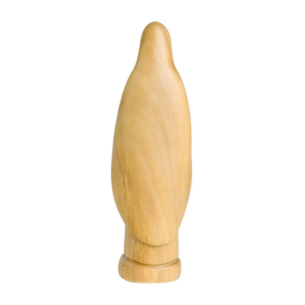 Our Lady of Lourdes Statue and Figurine in Hand-carved Val Gardena Wood