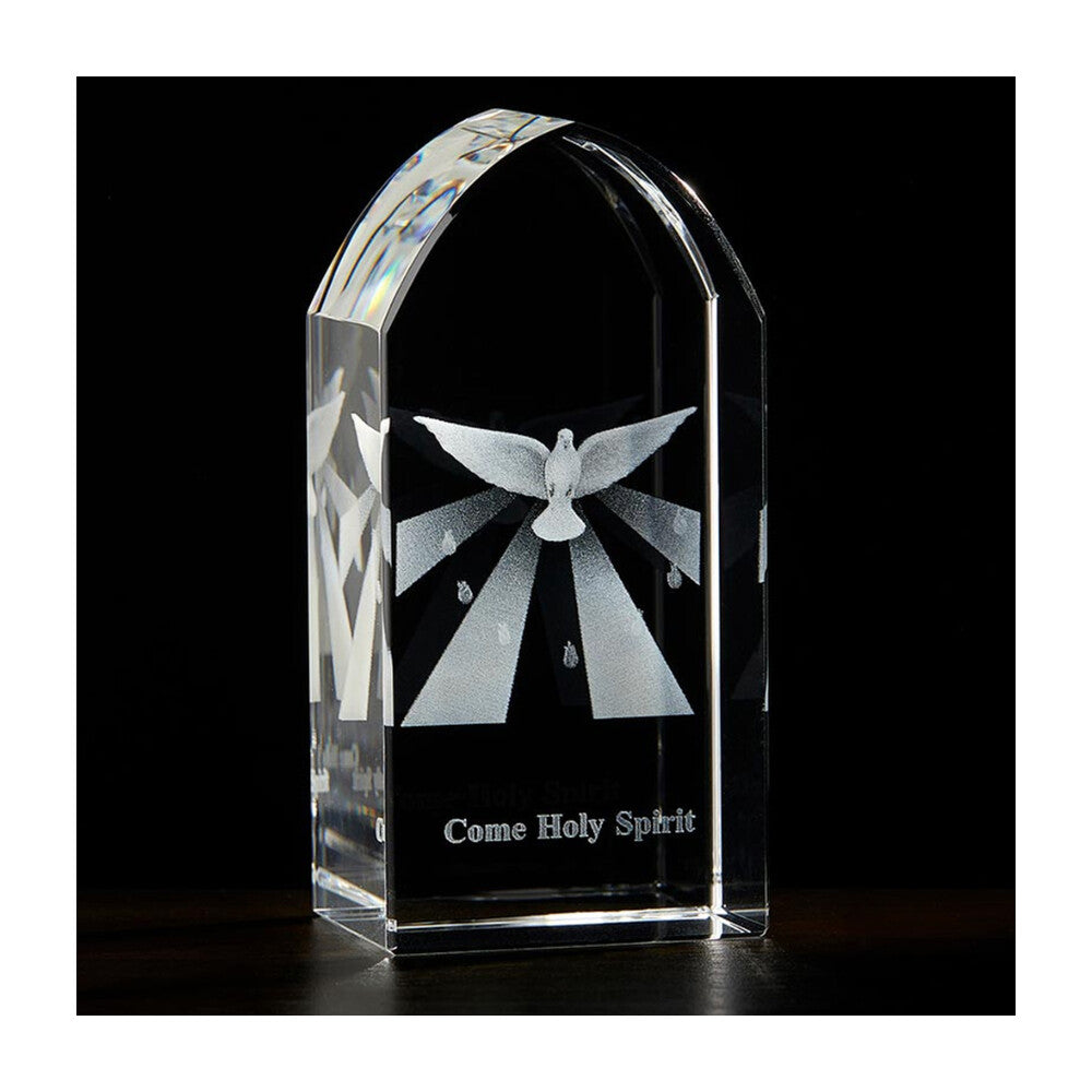 Confirmation Etched Glass Stand