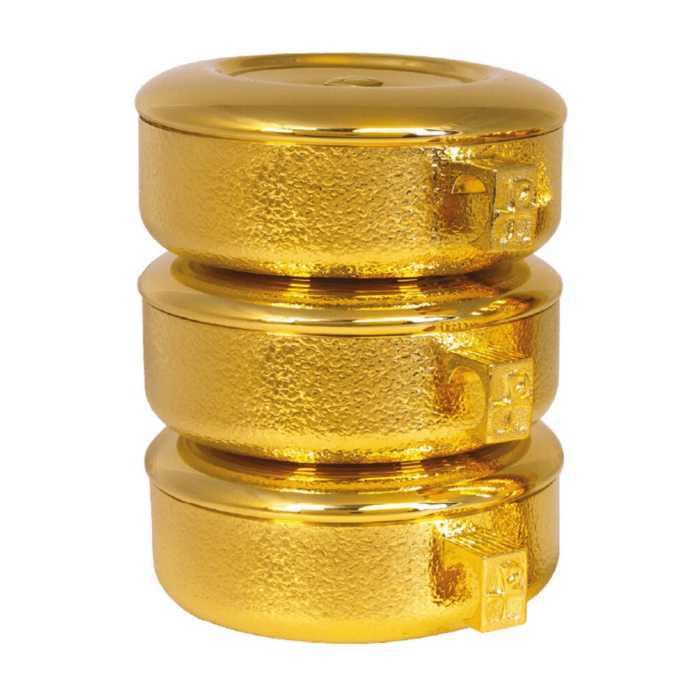3pc. Stacking Ciboria Set Talon Texture
