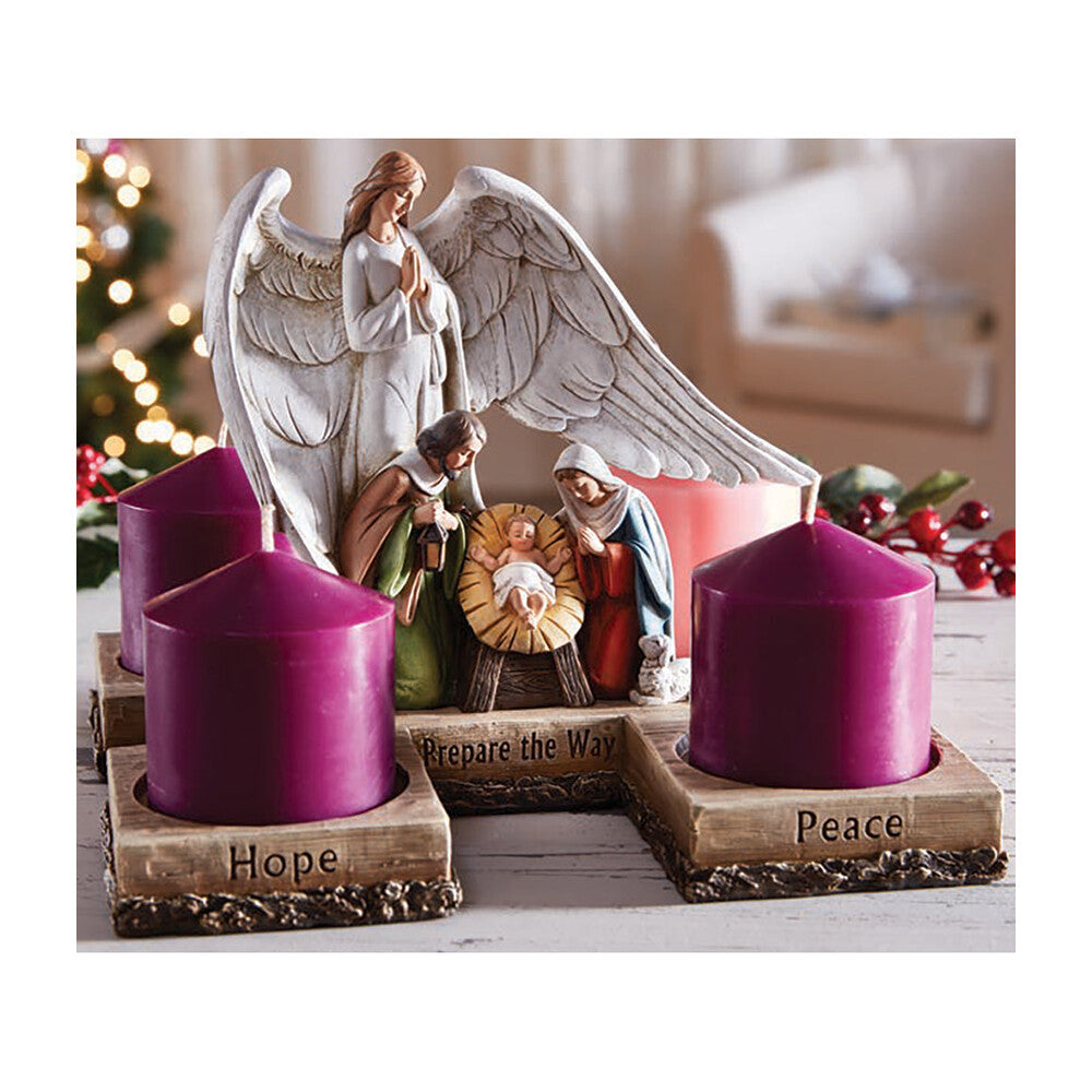 10" High Nativity Candleholder