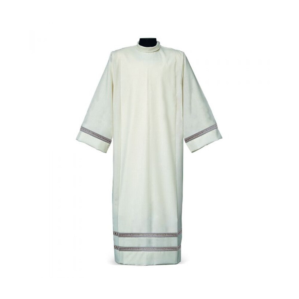 Gigliuccio Alb with Double Embroidered Band