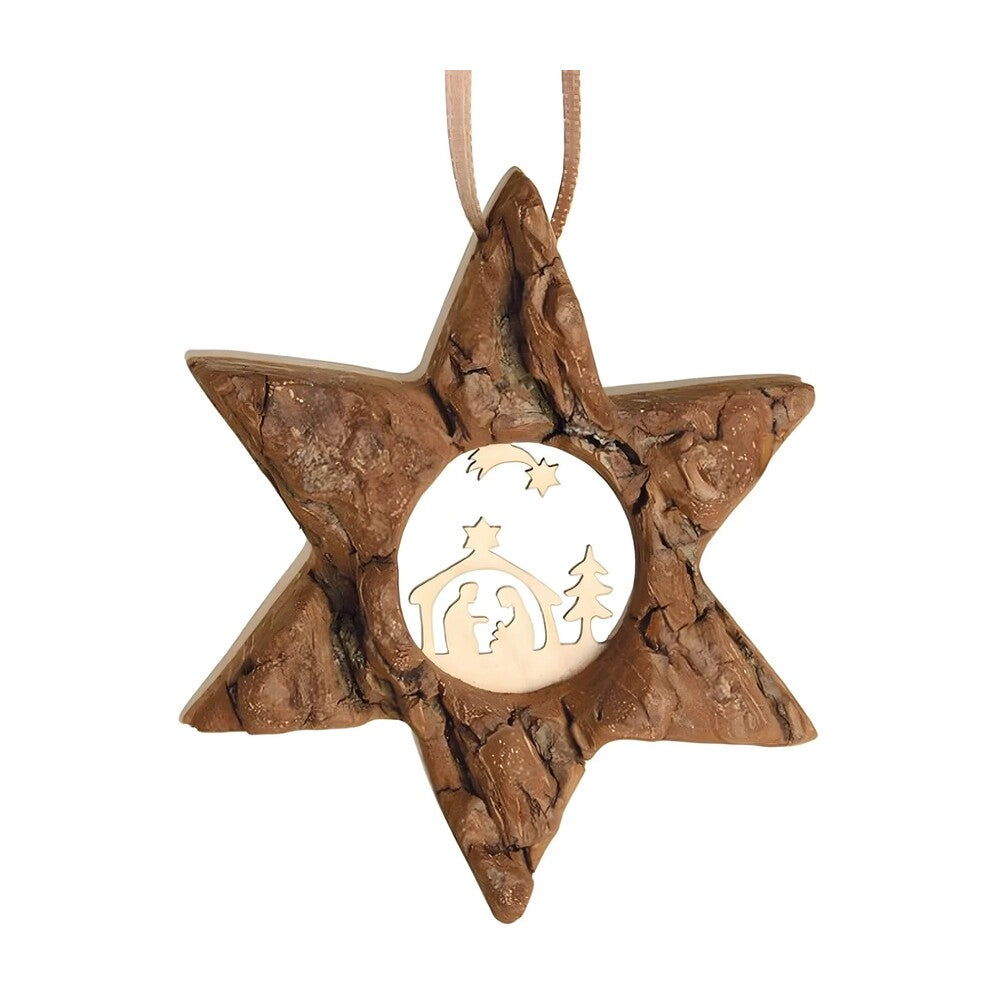 Holy Family Star Ornament