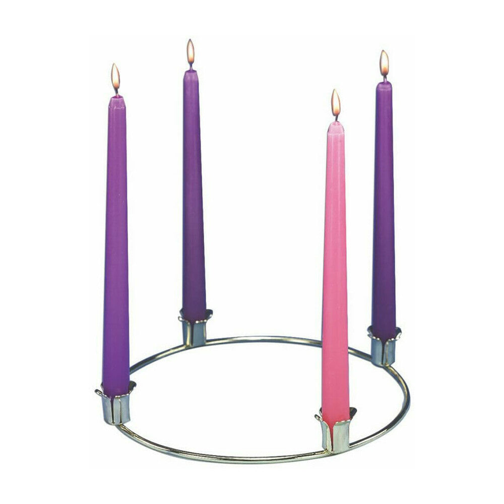 Simple Brass Advent Wreath
